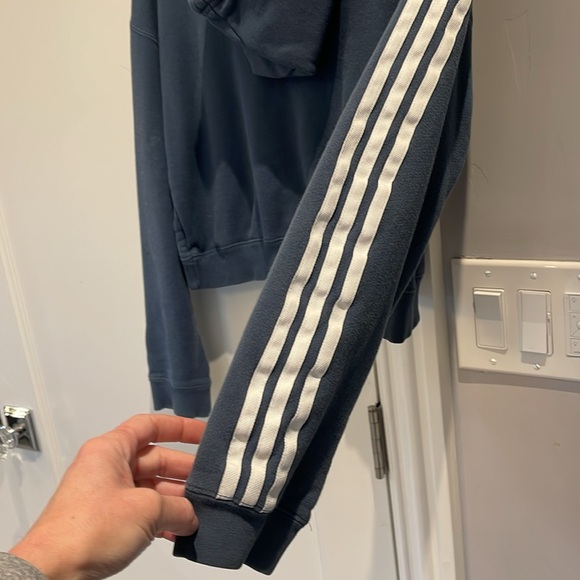 Women’s Adidas Cropped Hoodie - Size Small - Picture 3 of 4